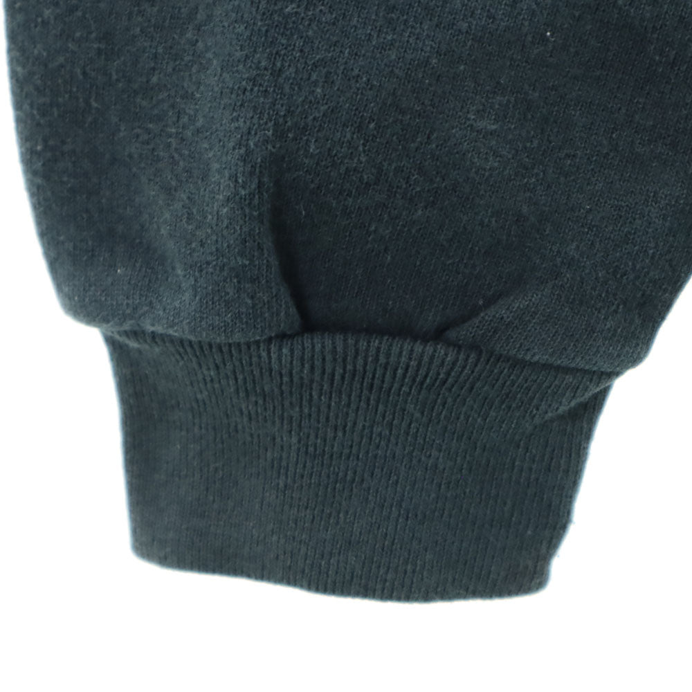 COTTON DELUXE FLEECE 90s オールド USA製 アニマルプリント 長袖 スウェット S ブラック 裏起毛 トレーナー メンズ