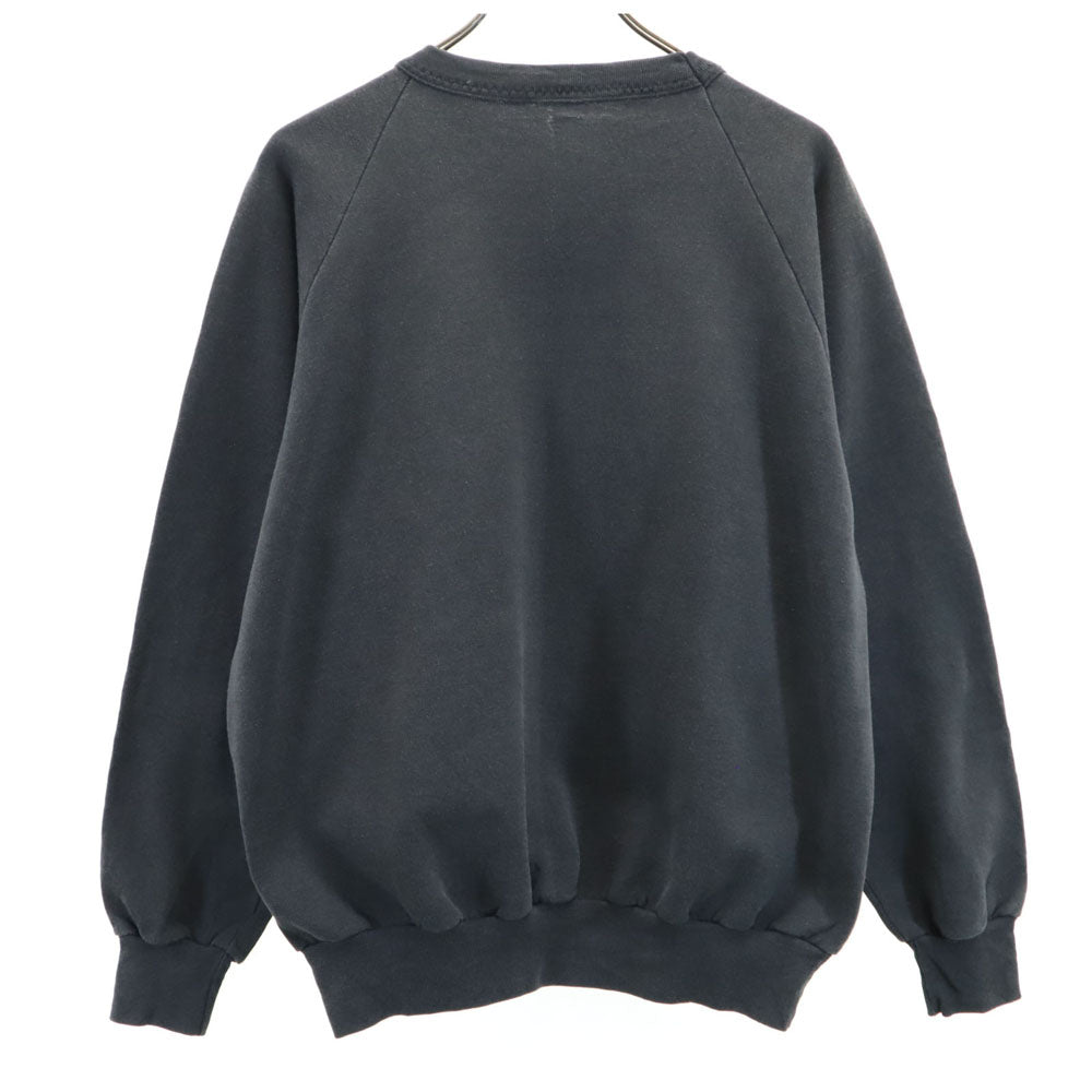 LSJ SPORTSWEAR 90s オールド 長袖 ラグラン スウェット ブラック LSJ SPORTSWEAR 裏起毛 トレーナー メンズ