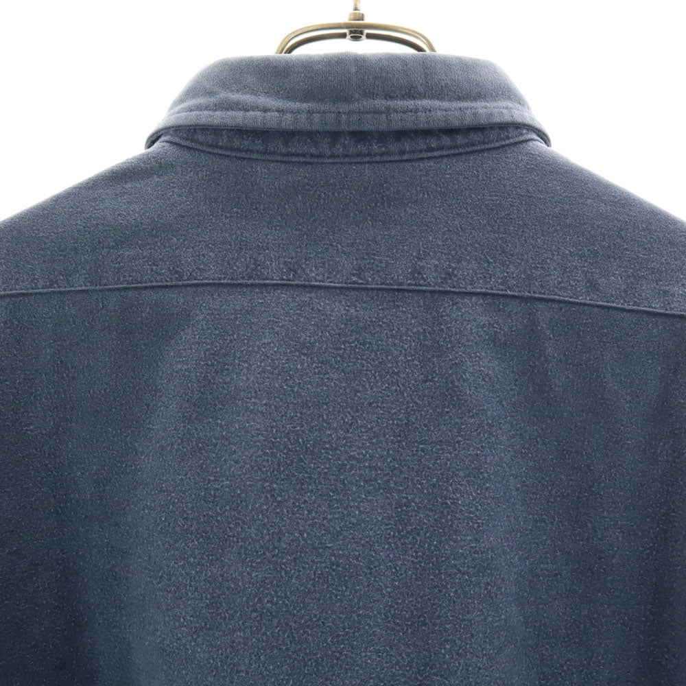 L.L.Bean エルエルビーン 80s ヴィンテージ USA製 シャモア 長袖 コットンシャツ L ブルー メンズ