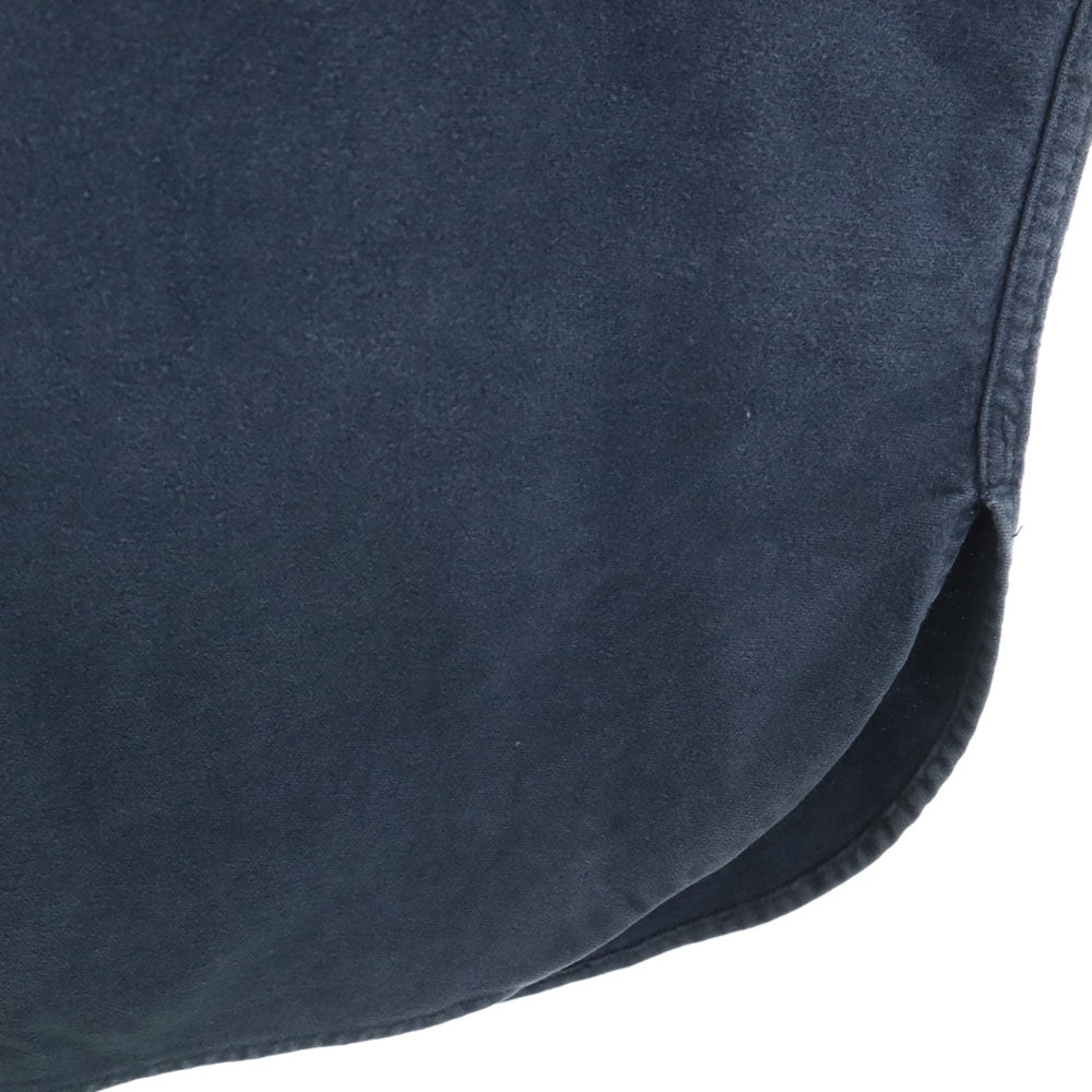 L.L.Bean エルエルビーン 80s ヴィンテージ USA製 シャモア 長袖 コットンシャツ L ブルー メンズ