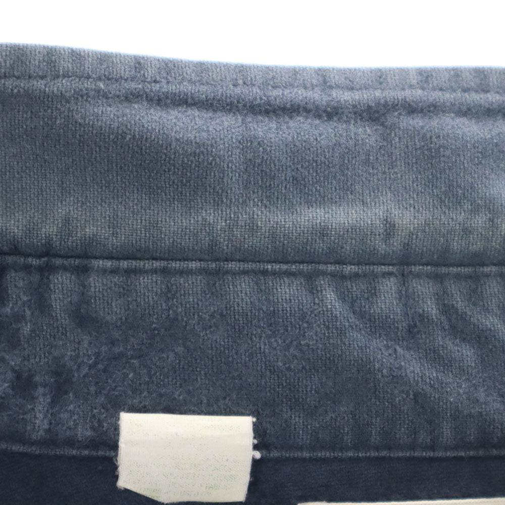 L.L.Bean エルエルビーン 80s ヴィンテージ USA製 シャモア 長袖 コットンシャツ L ブルー メンズ