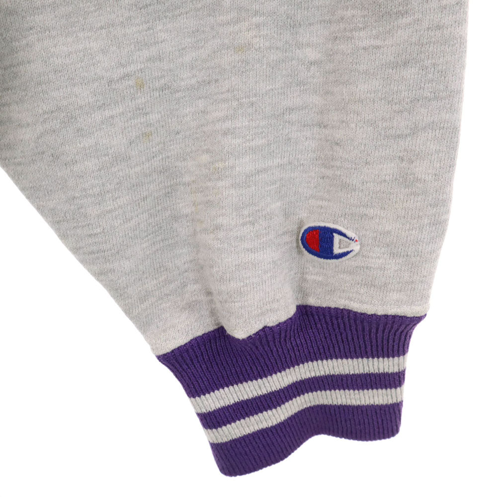 Champion チャンピオン 90s オールド USA製 刺繍タグ 長袖 リバースウィーブ スウェット M グレー REVERSE WEAVE裏起毛 トレーナー メンズ