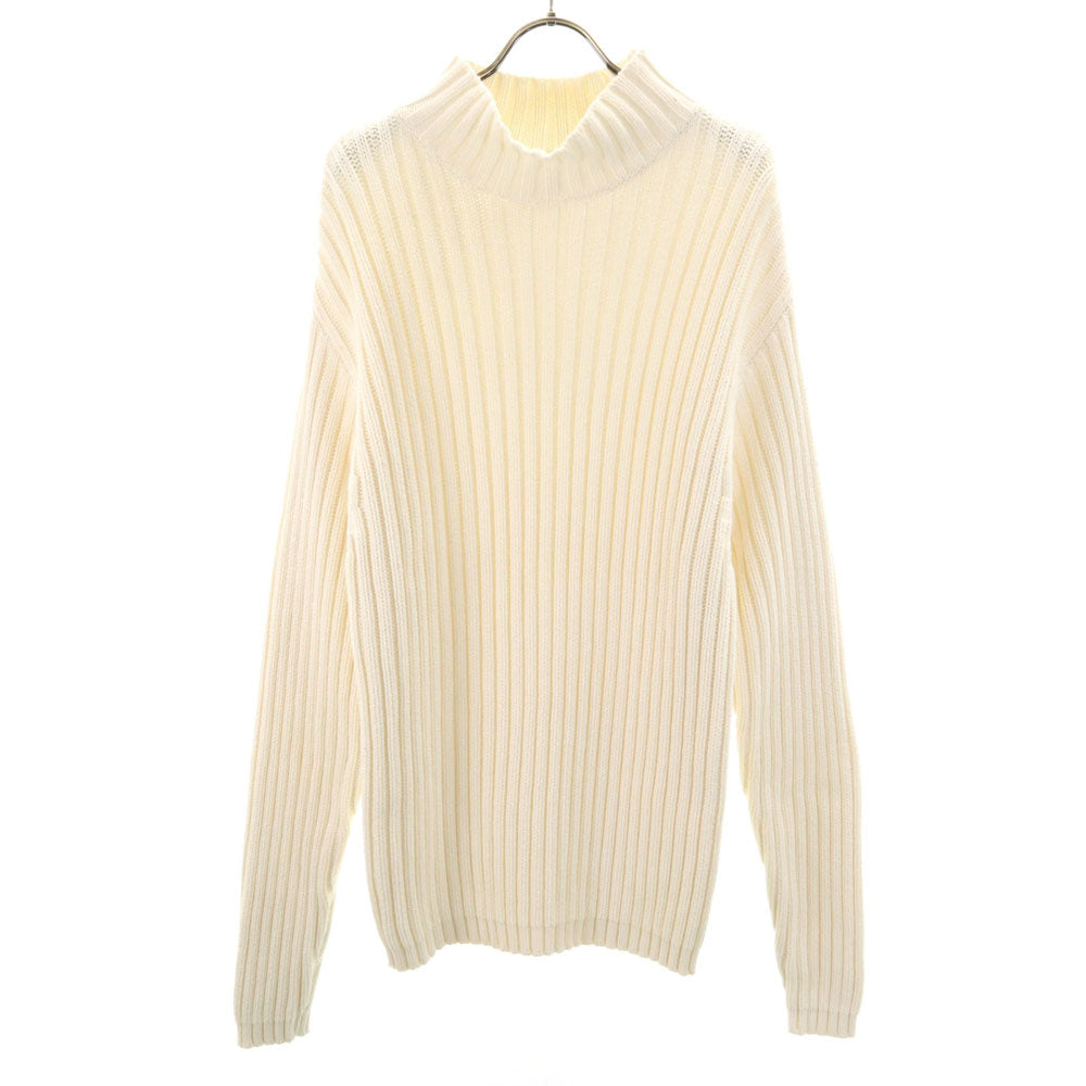 古着 GAP ギャップ 90s オールド 紺タグ 長袖 モックネック セーター L ホワイト ニット メンズ GAP ギャップ 90s オールド 紺タグ 長袖 モックネック セーター L