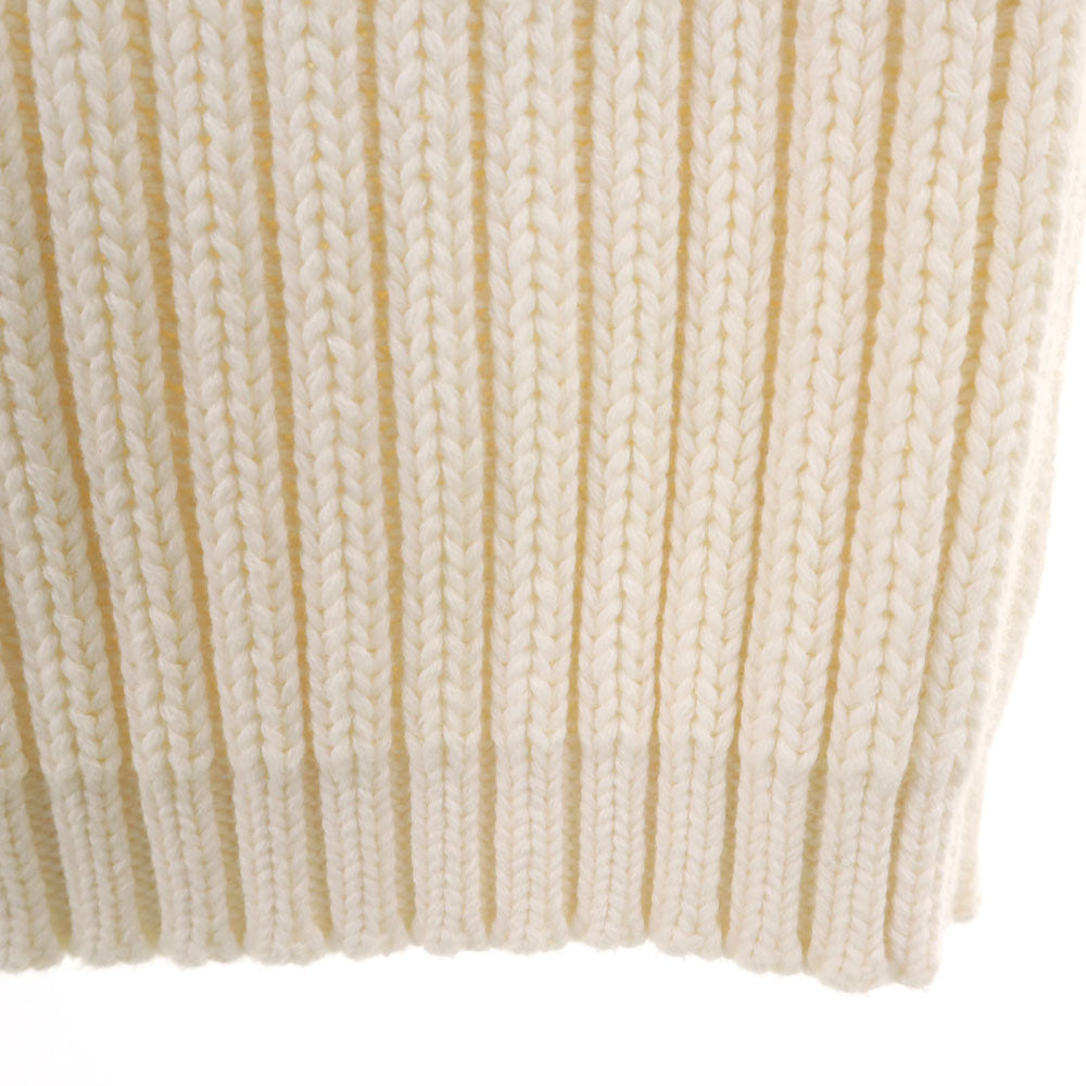 GAP ギャップ 90s オールド 紺タグ 長袖 モックネック セーター L ホワイト ニット メンズ