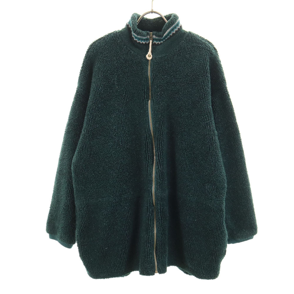 Columbia コロンビア 90s オールド USA製 フリースジャケット L グリーン ボアジャケット レディース