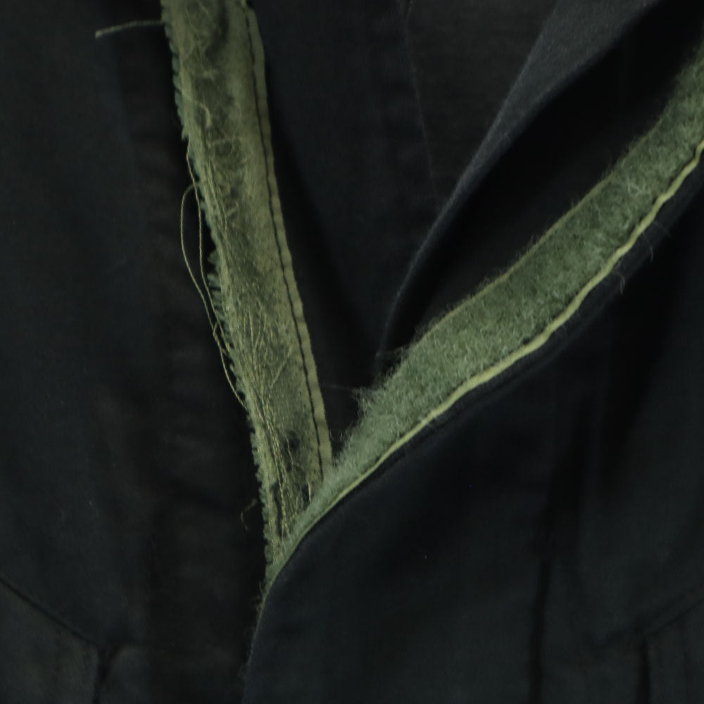 Belgium Army ベルギー軍 70s ヴィンテージ M-64 黒染め フーデッド フィールドジャケット 2F ブラック ユーロミリタリー メンズ