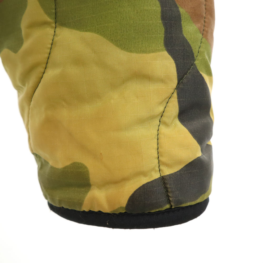 WILDTHINGS ワイルドシングス USA製 プリマロフト カモフラ柄 リバーシブル キルティングジャケット M ブラウン 他 中綿入り 迷彩 メンズ