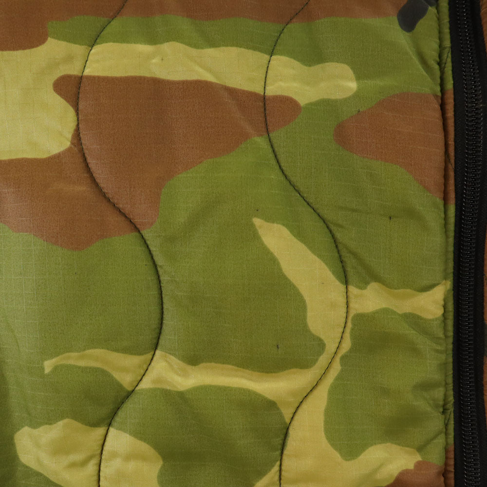 WILDTHINGS ワイルドシングス USA製 プリマロフト カモフラ柄 リバーシブル キルティングジャケット M ブラウン 他 中綿入り 迷彩 メンズ