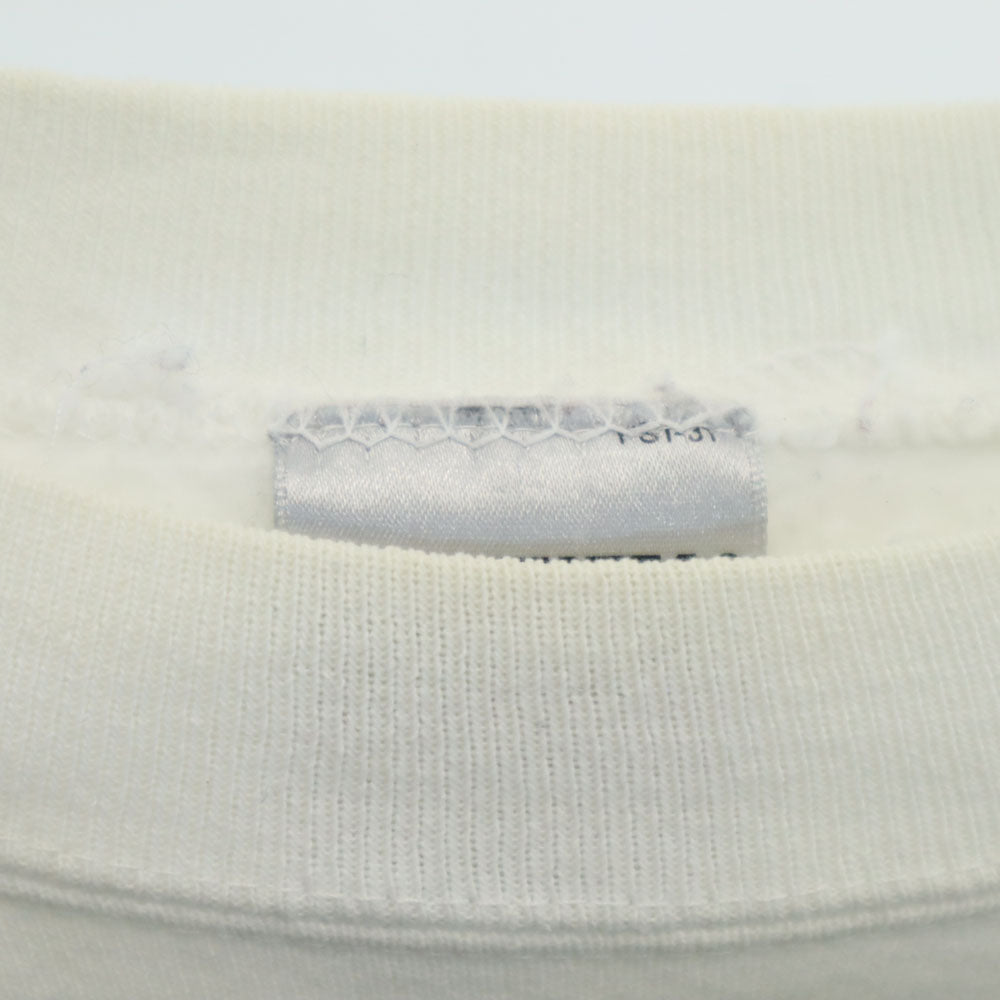 ONEITA オニータ 90s オールドUSA製 ラットフィンク 長袖 プリント スウェット M ホワイト トレーナー 裏起毛 メンズ