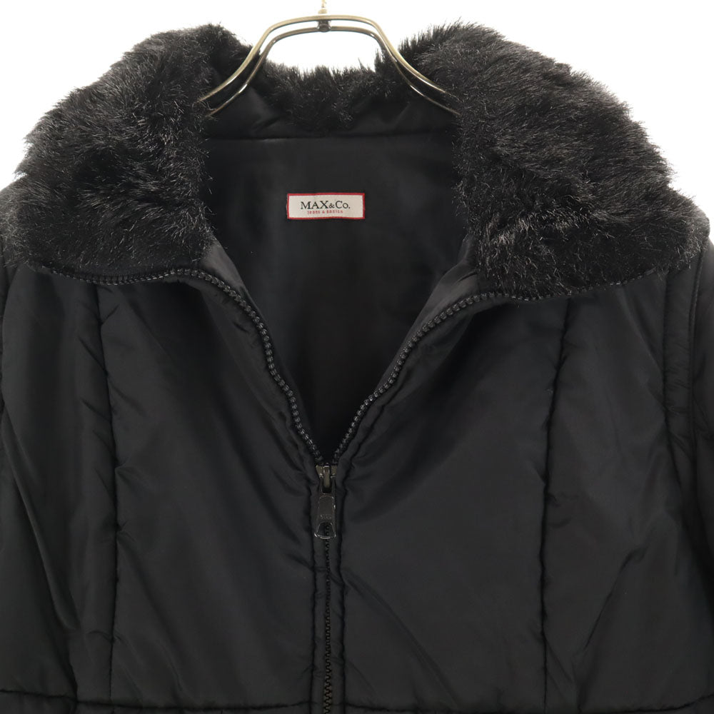 MAX&CO マックスアンドコー 2WAY 中綿ジャケット 40 ブラック レディース