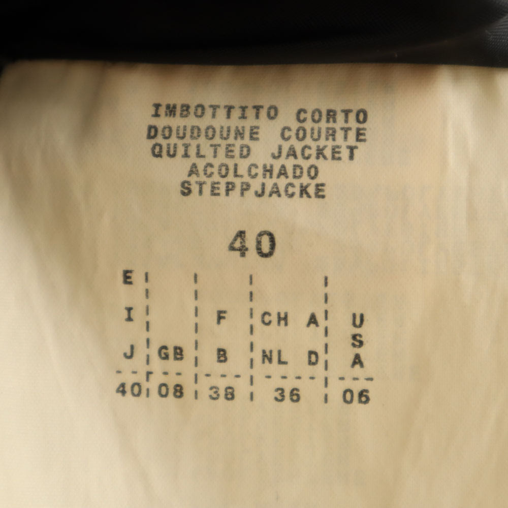 MAX&CO マックスアンドコー 2WAY 中綿ジャケット 40 ブラック レディース