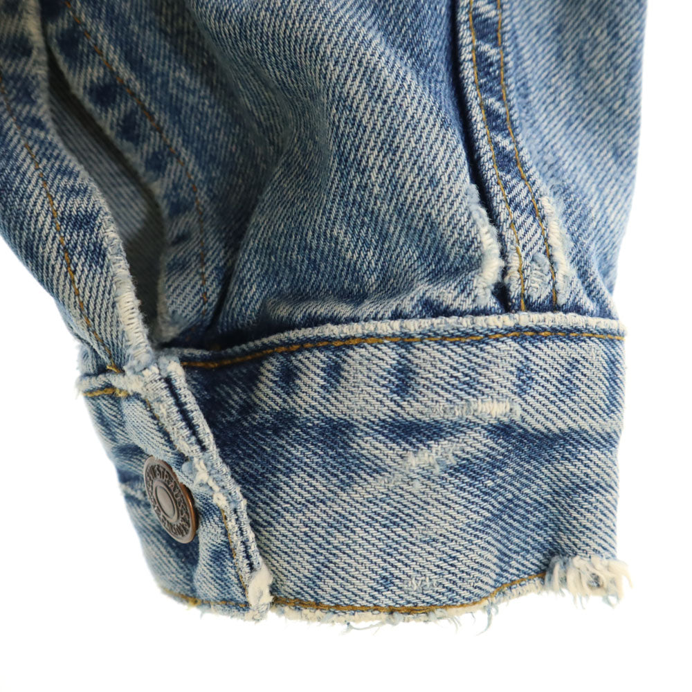 Levi's リーバイス 90s 70503-02 オールド チュニジア製 ユーロ ハンドウォーマポケット デニムジャケット L ブルー ユーロリーバイス ビッグサイズ メンズ