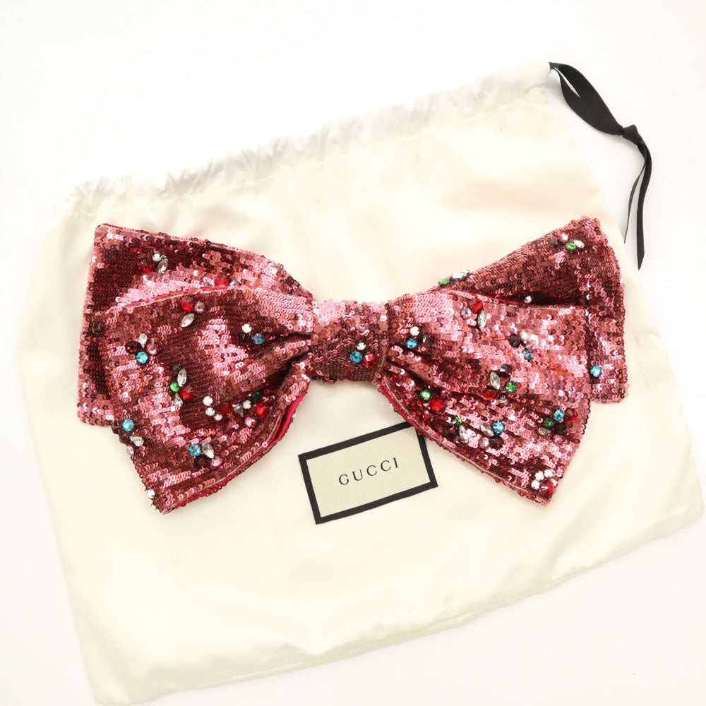 GUCCI グッチ 441738 イタリア製 花柄 ジャガード ジャケット 38 レッド 他 リボン ハンガー付き レディース