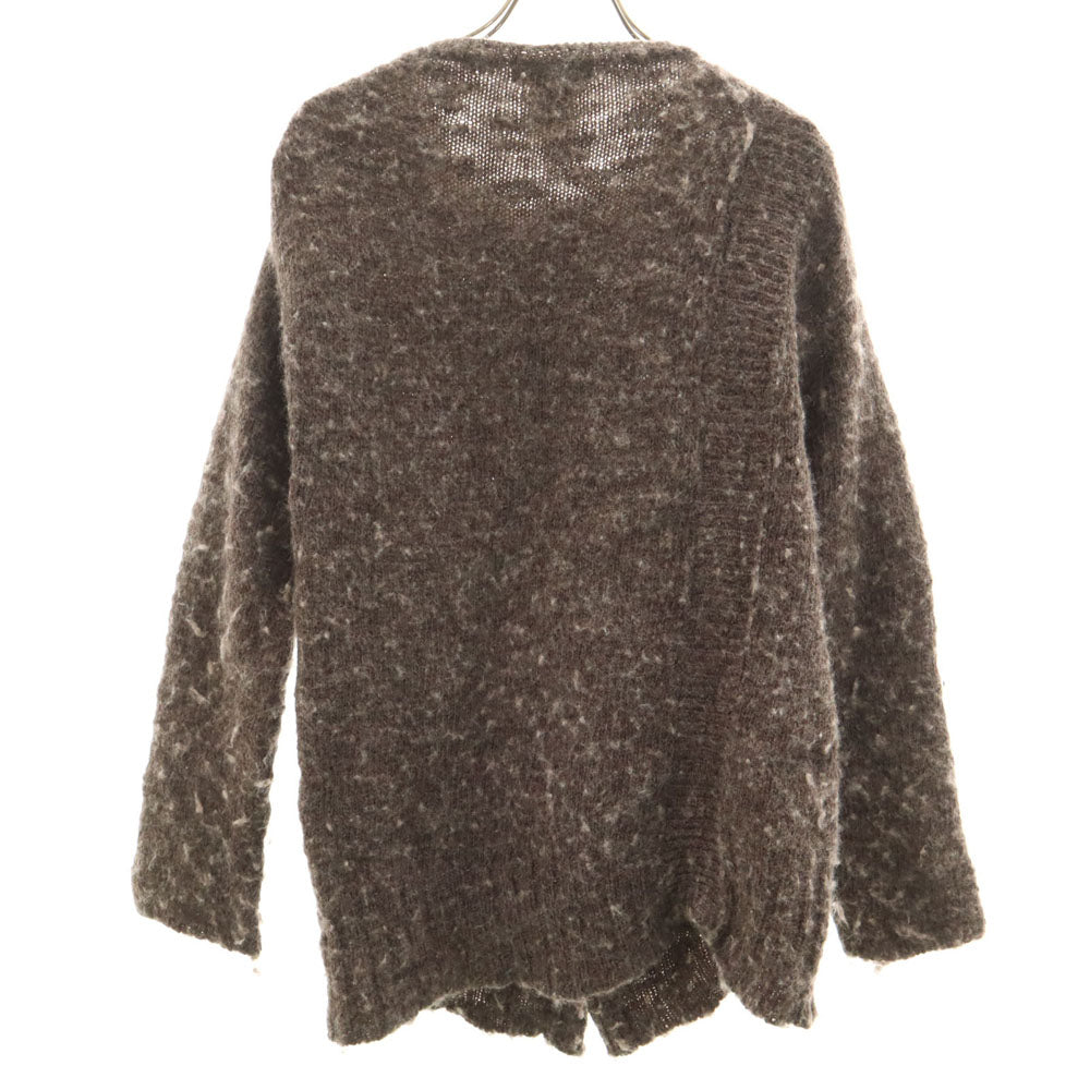 Y's ワイズ 日本製 長袖 ニットカーディガン 2 ブラウン系 ヨウジヤマモト メンズ