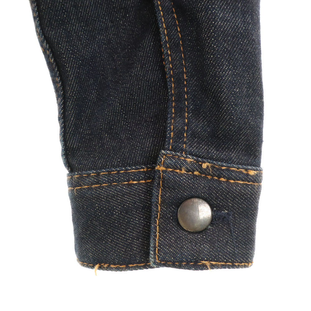 Guess ゲス バック刺繍 デニムジャケット S インディゴ ジージャン トラッカー メンズ