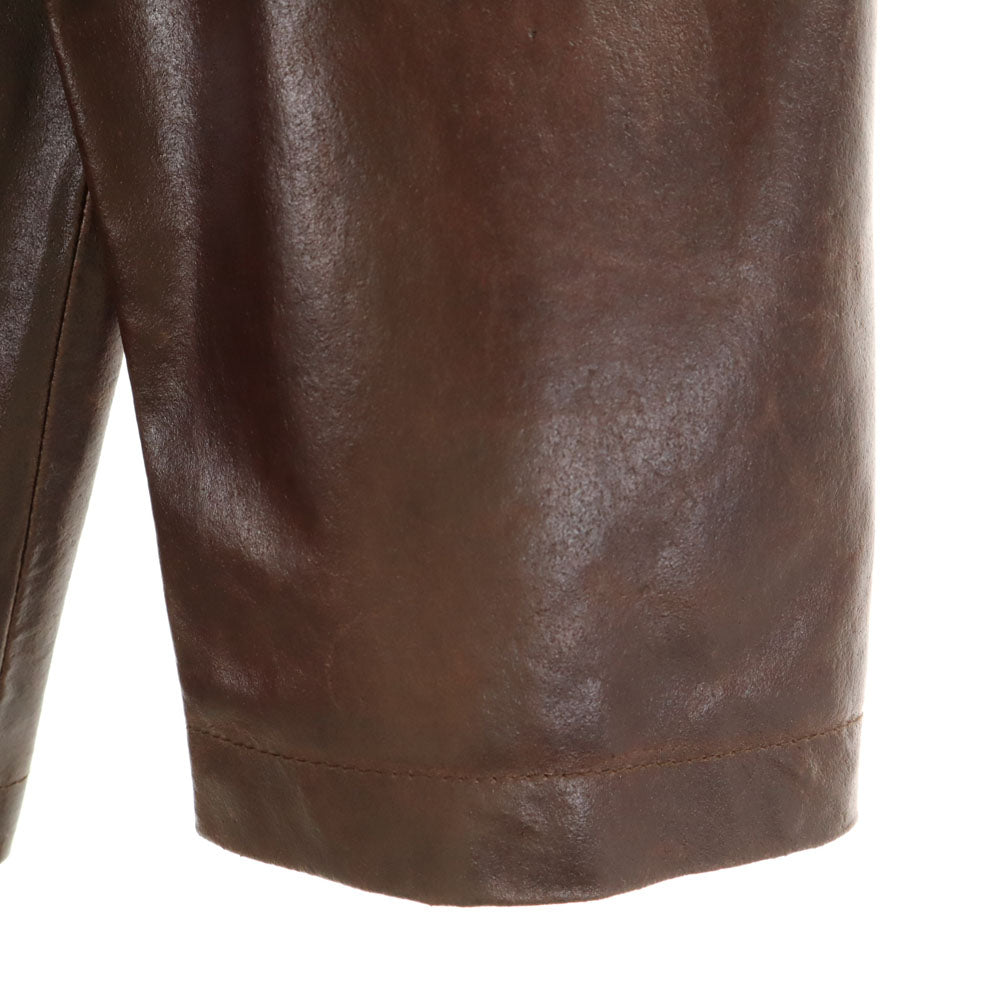 イクシーズ 牛革 レザージャケット L ブラウン IXI:Z メンズ