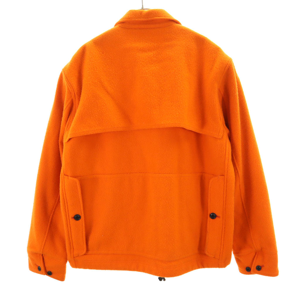 アーサーズビーイング ウールブレンド ジップジャケット L オレンジ メンズ
