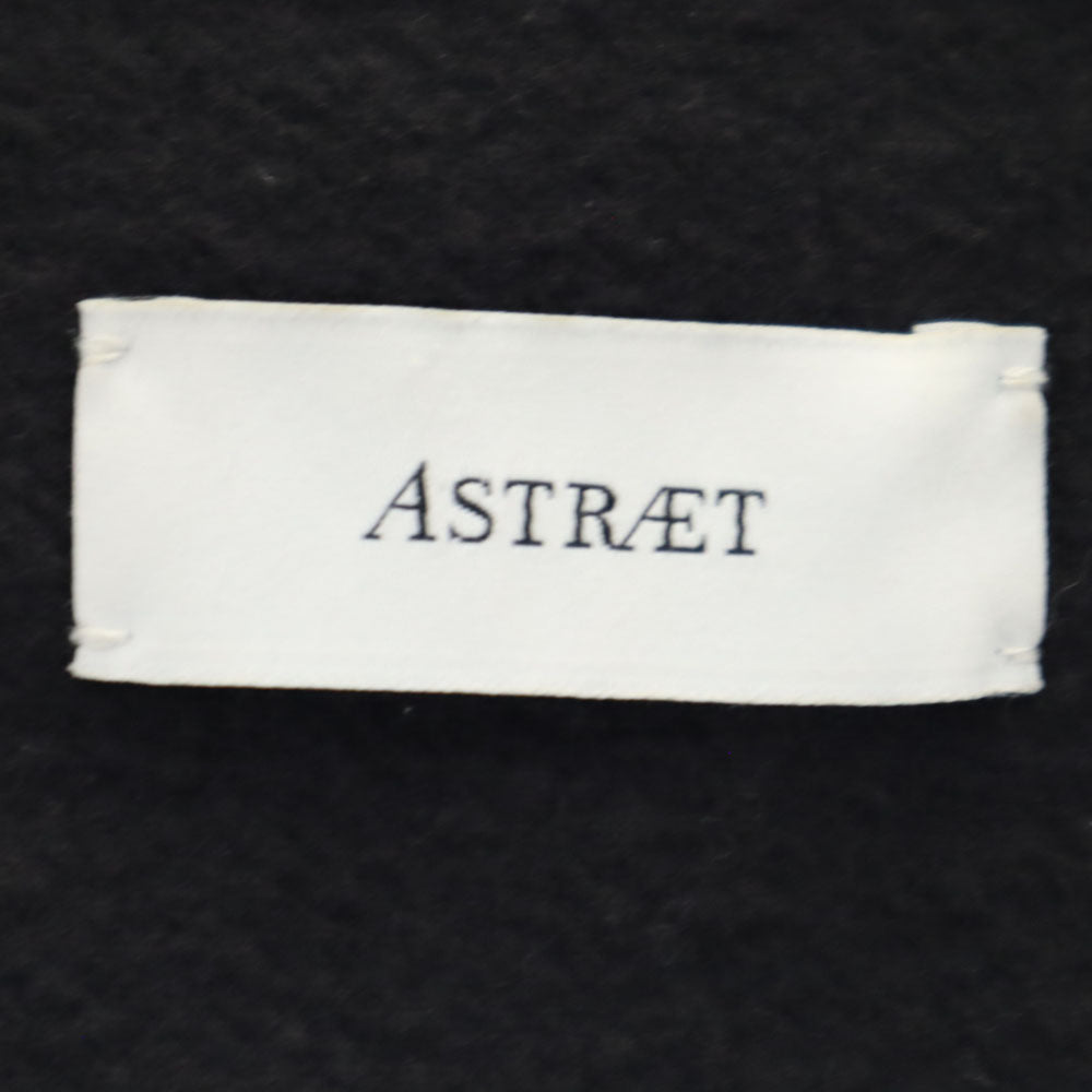 ASTRAET アストラット 日本製 ノーカラージャケット チャコールグレー レディース