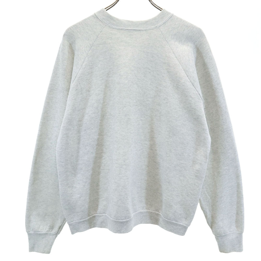 FRUIT OF THE LOOM フルーツオブザルーム 90s USA製 オールド 長袖 スウェット トレーナー L グレー系 裏起毛 メンズ