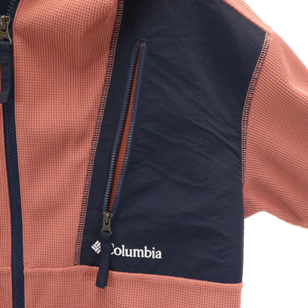 Columbia コロンビア PM0673 グリーンウォーターフォールズフルジップ ジャケット S ピンク系 フード アウトドア メンズ