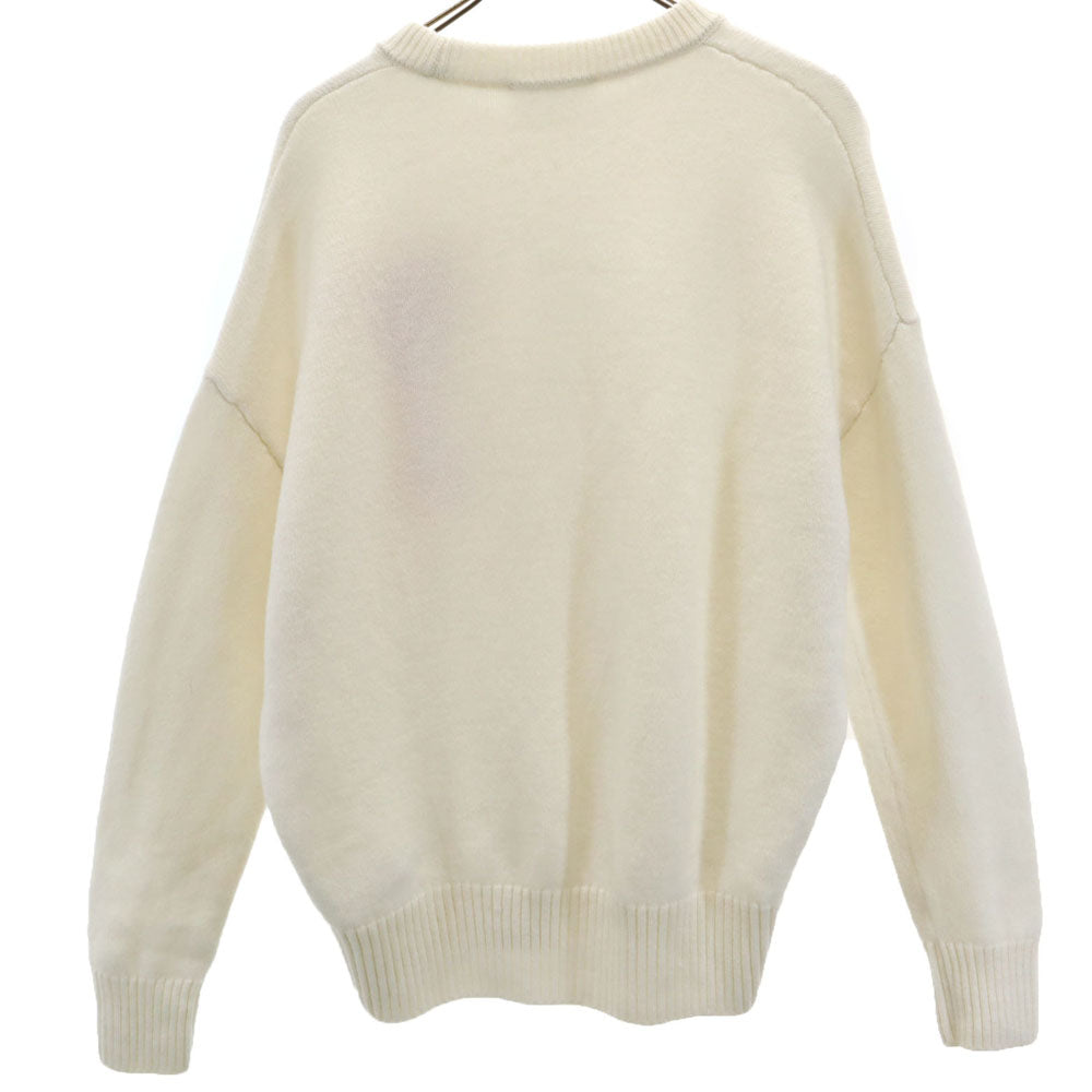 アミ ブルガリア製 長袖 セーター S ホワイト ami ニット レディース