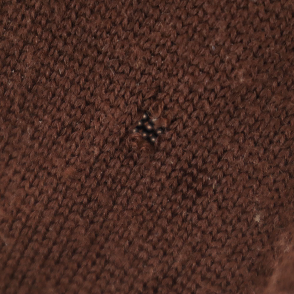 YVES SAINT LAURENT イヴサンローラン 90s 日本製 オールド 長袖 セーター LA ブラウン ニット ケーブル編み メンズ