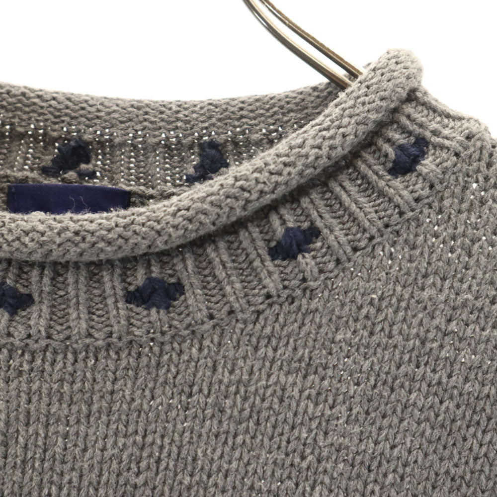 GAP ギャップ 90s オールド ノルディック柄 長袖 セーター L グレー ニット メンズ