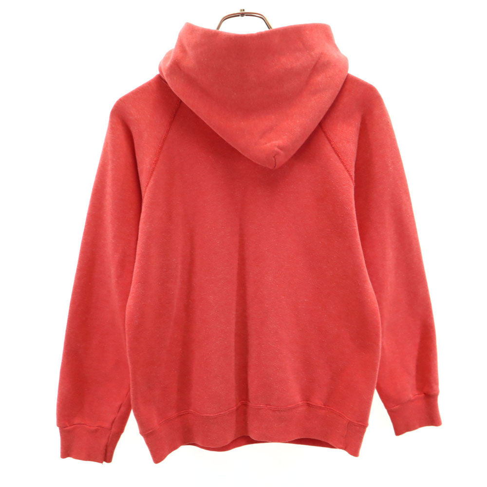 Champion チャンピオン 80s USA製 トリコタグ ヴィンテージ 長袖 スウェットパーカー M レッド系 レディース