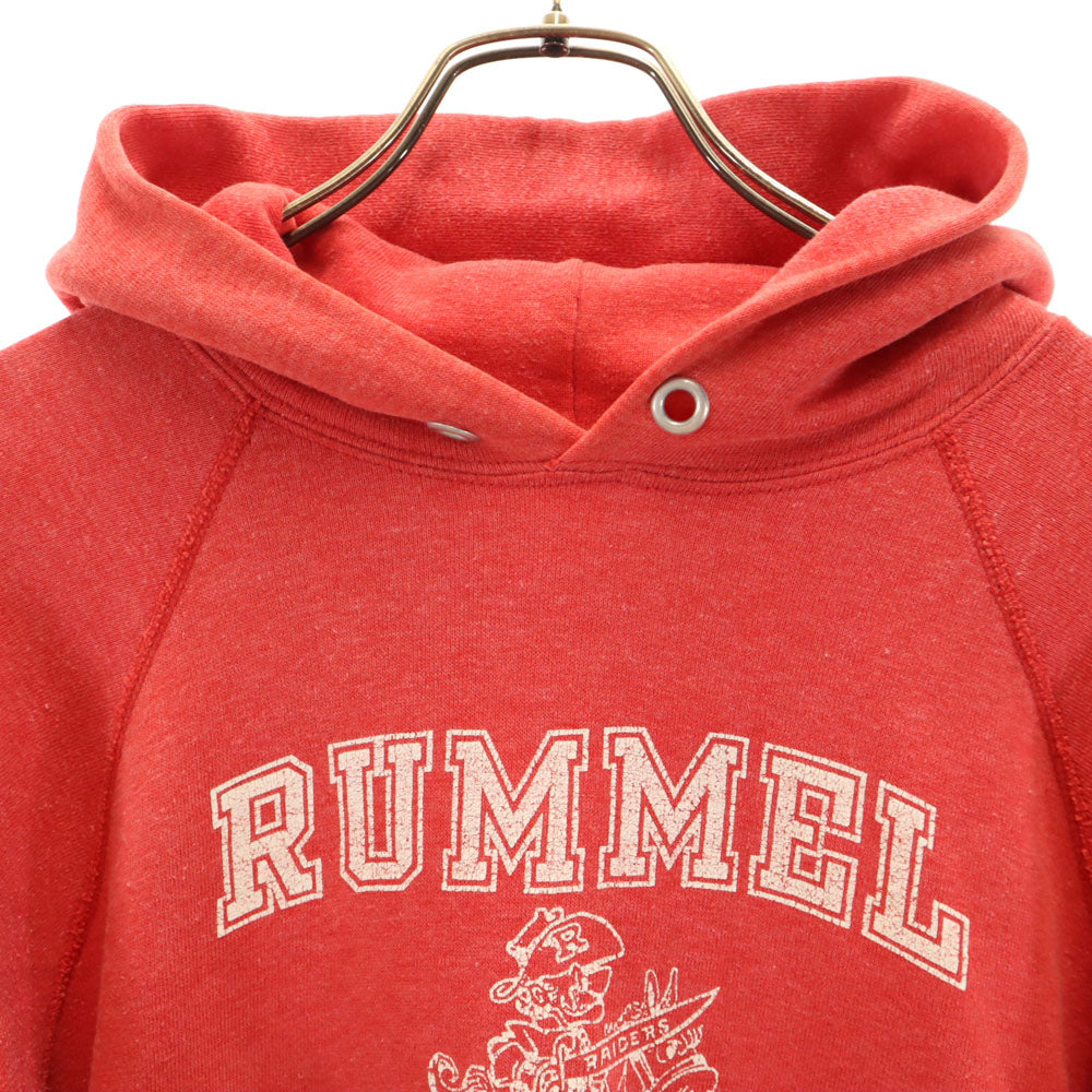 Champion チャンピオン 80s USA製 トリコタグ ヴィンテージ 長袖 スウェットパーカー M レッド系 レディース