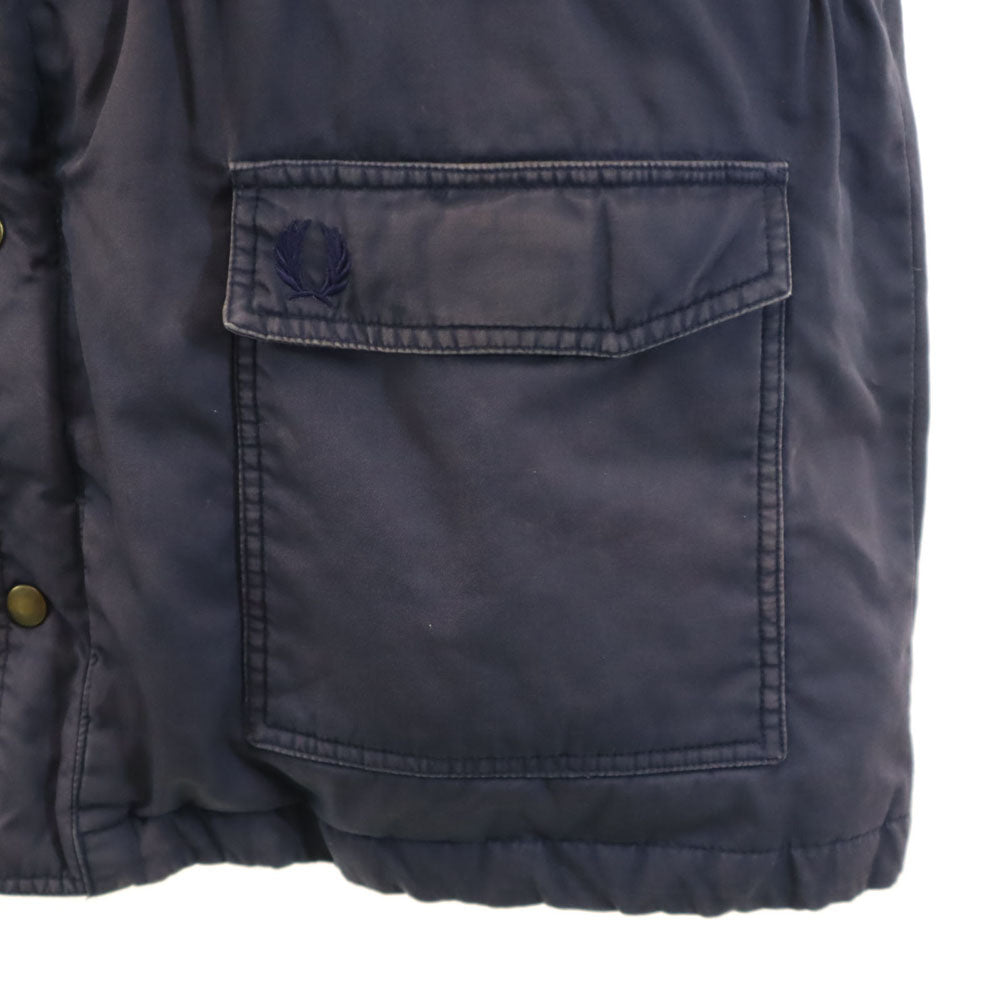 FRED PERRY フレッドペリー マウンテンパーカー M ネイビー 中綿ダウン メンズ