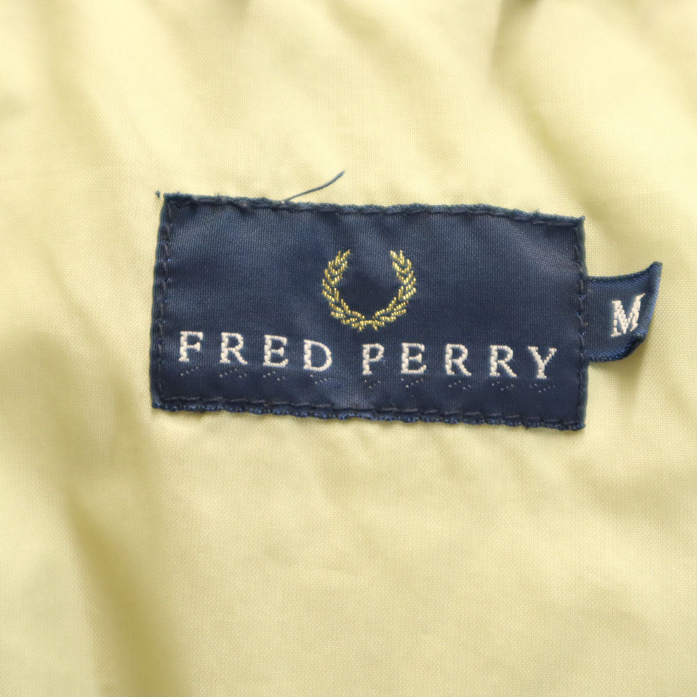 FRED PERRY フレッドペリー マウンテンパーカー M ネイビー 中綿ダウン メンズ