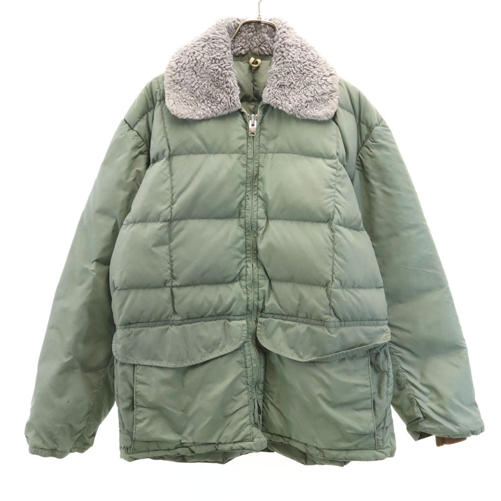 COMFY OUTDOOR GARMENT コンフィアウトドアガーメント 60s 70s ヴィンテージ デカタロン 襟ボア ダウンジャケット ML グリーン メンズ