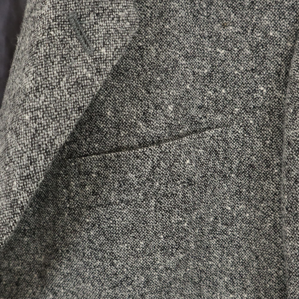 LANVIN ランバン 80s 90s ウール オールド テーラードジャケット S46-24 グレー メンズ