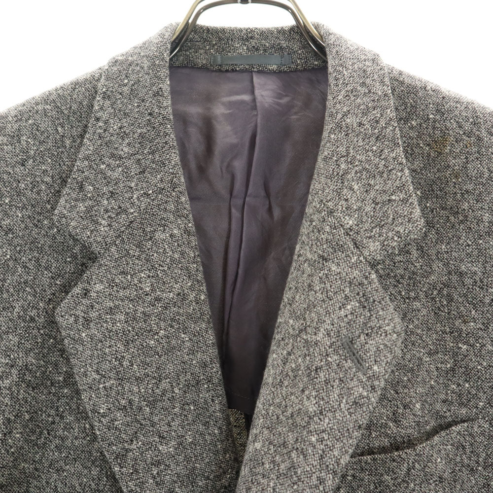 LANVIN ランバン 80s 90s ウール オールド テーラードジャケット S46-24 グレー メンズ