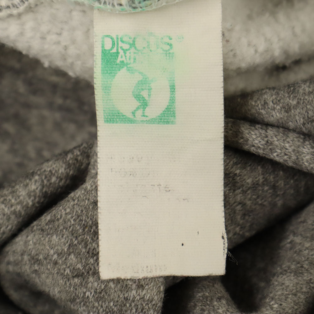 DISCUS ディスカス 90s USA製 オールド 長袖 パーカー グレー系 裏起毛 メンズ