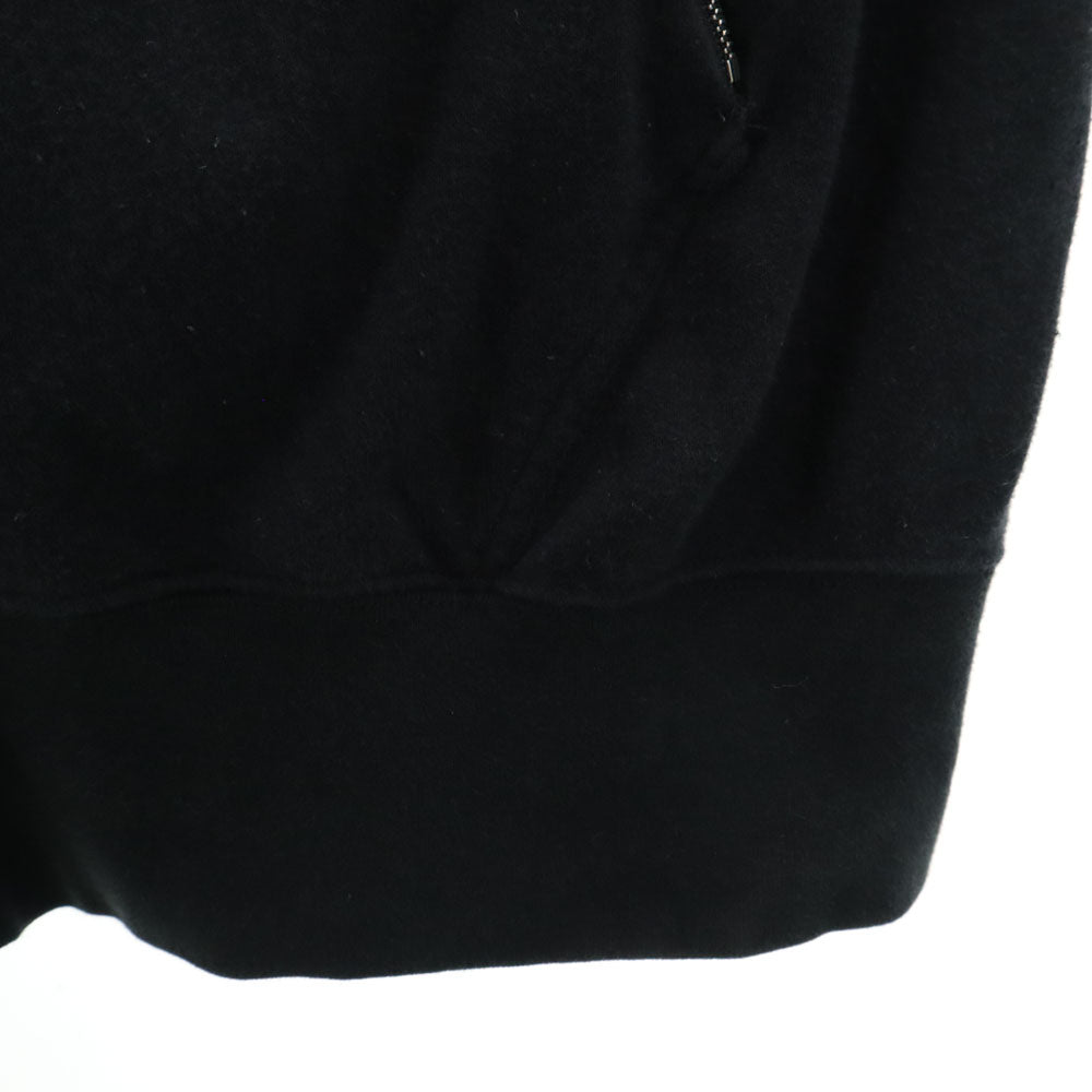 A BATHING APE アベイシングエイプ 日本製 バックプリント 長袖 ジップアップ トレーナー XL ブラック 裏起毛 メンズ