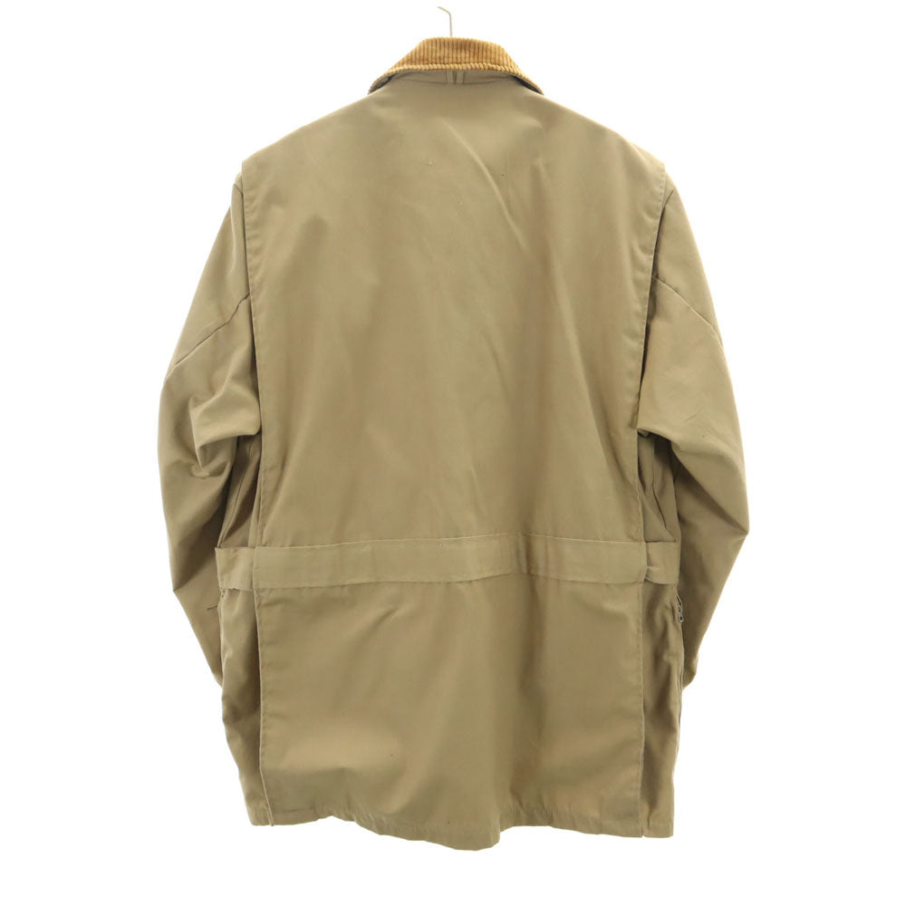 ブローニング 60s 70s ヴィンテージ アルミタロン デカタロン 襟コーデュロイ ハンティングジャケット ベージュ ダブルジップ メンズ