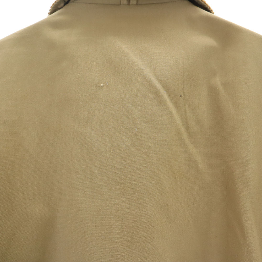 ブローニング 60s 70s ヴィンテージ アルミタロン デカタロン 襟コーデュロイ ハンティングジャケット ベージュ ダブルジップ メンズ