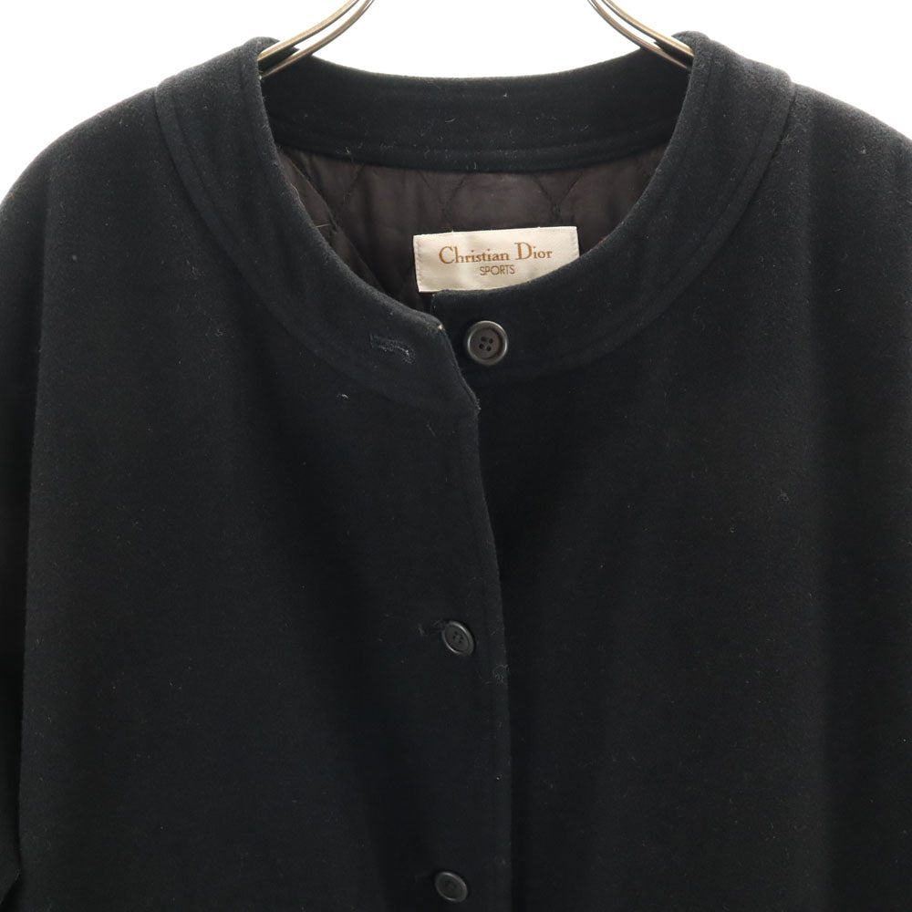 Christian Dior SPORTS クリスチャンディオールスポーツ 90s オールド ウールコート M ブラック レディース
