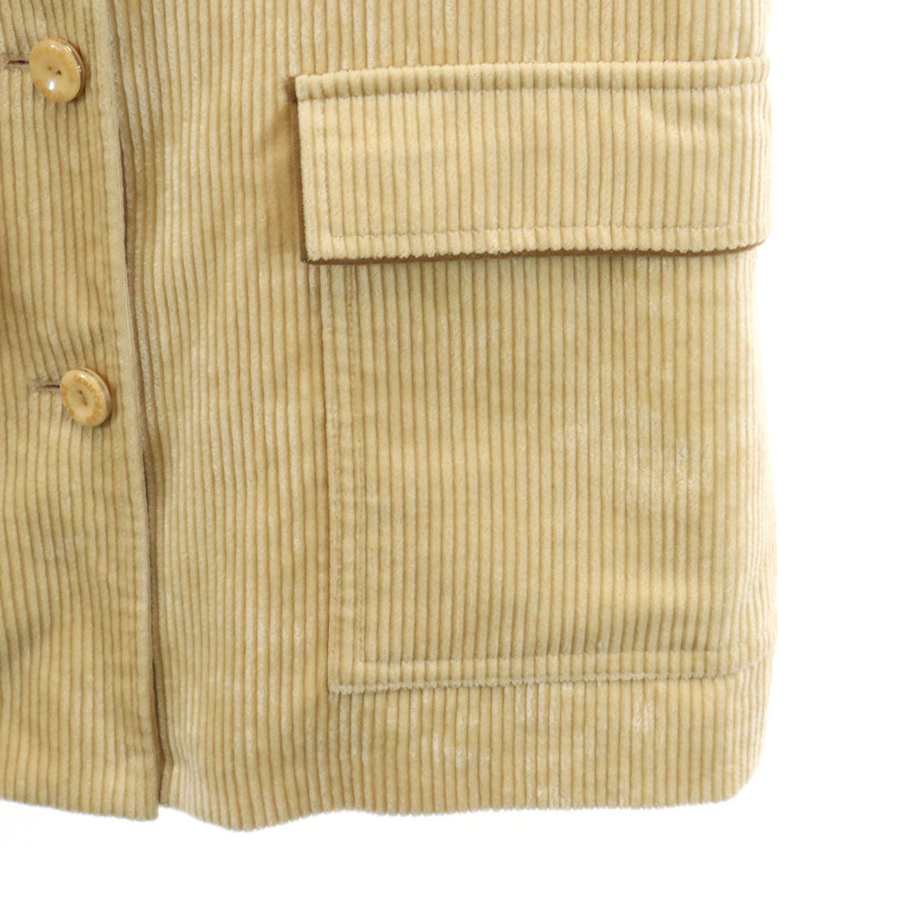 courreges クレージュ コーデュロイジャケット 9AR クリーム系 レディース