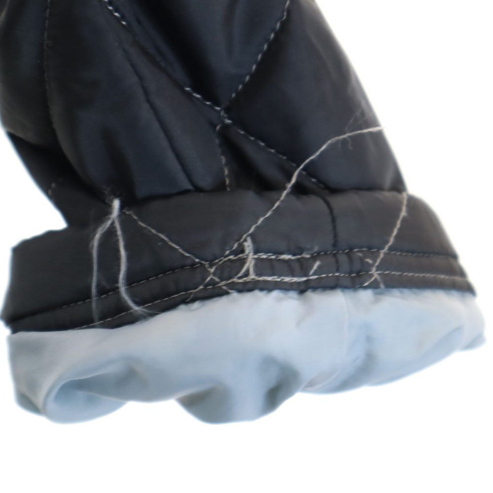 adidas アディダス 90s 日本製 デサント社 オールド トレフォイルロゴ 中綿ジャケット 160 ブラック キッズ