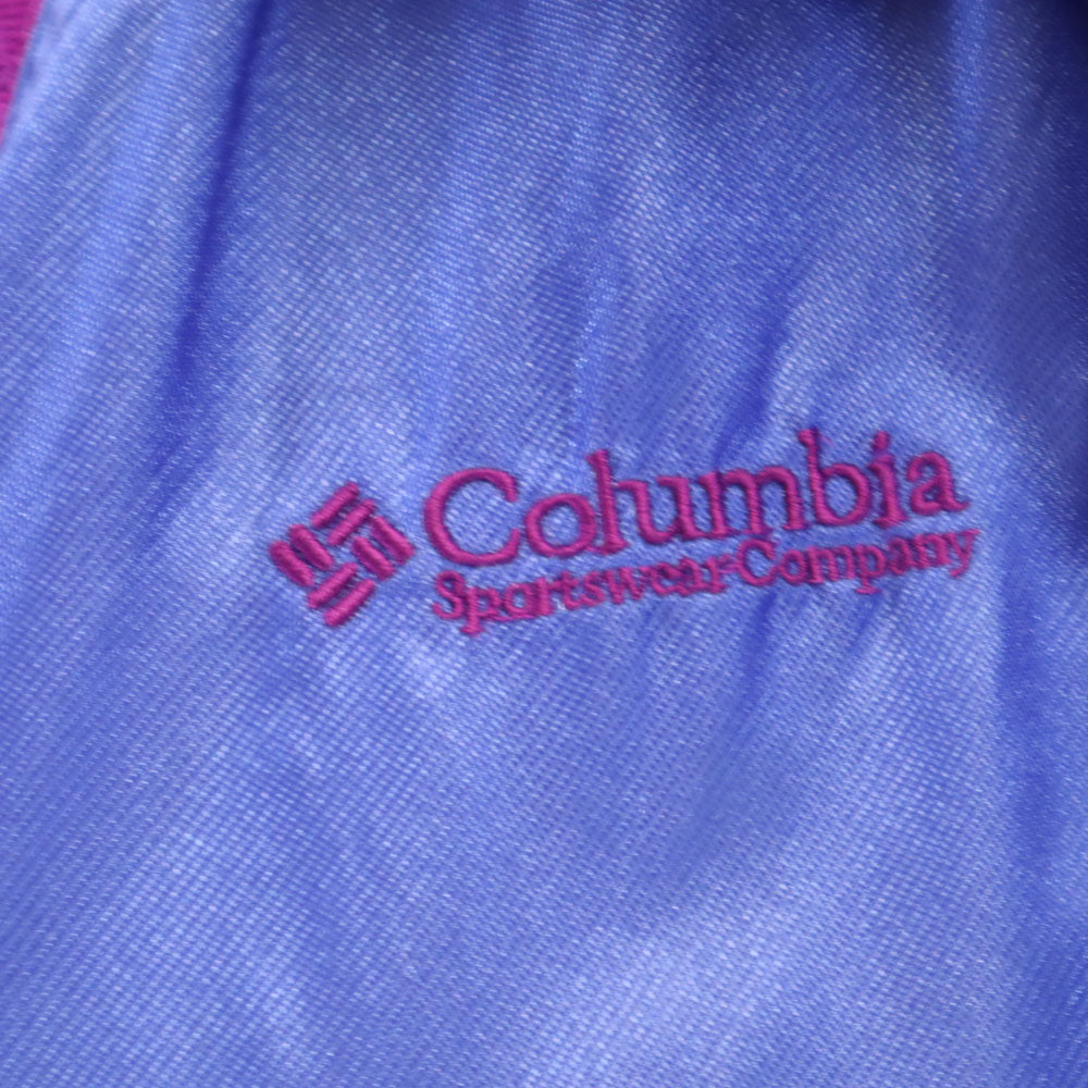 Columbia コロンビア 90s オールド ダウンジャケット 18/20 青紫 アウトドア ユースサイズ キッズ