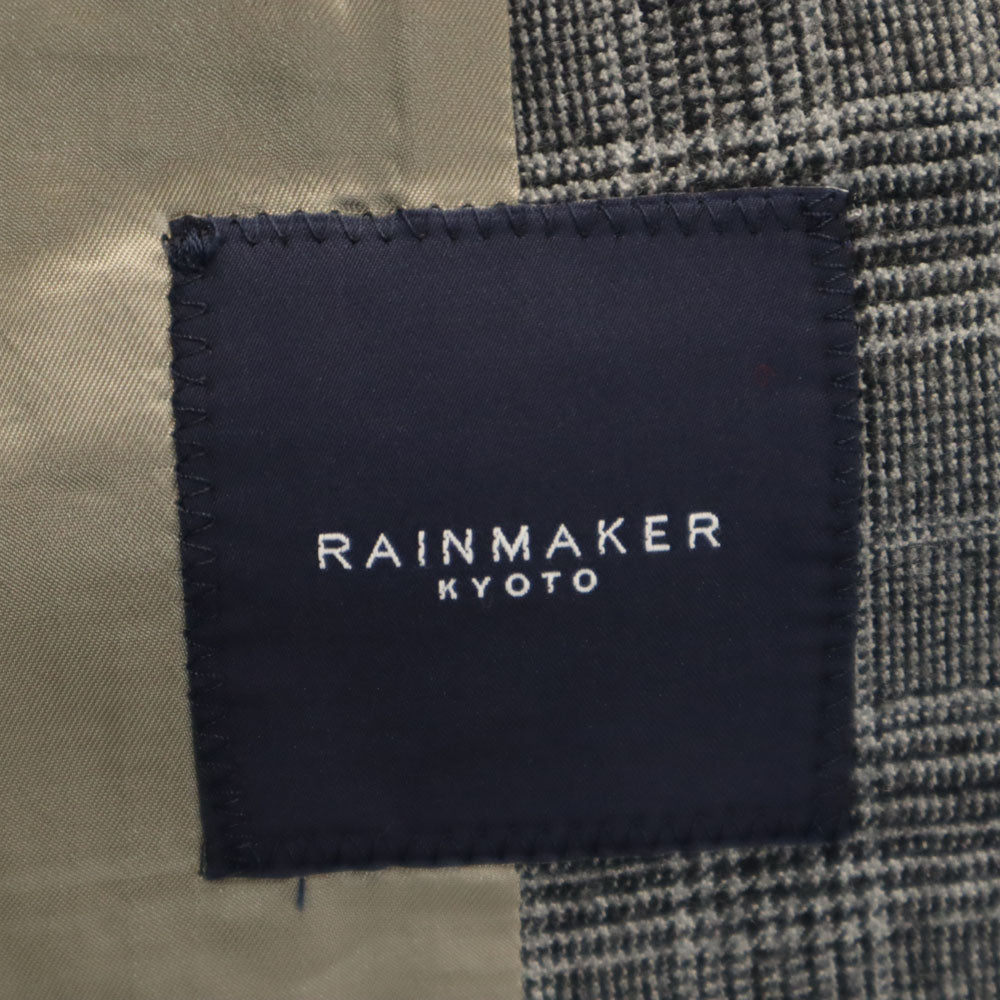 レインメーカー 日本製 ウールブレンド スーツ 上下 セットアップ 4 グレー メンズ