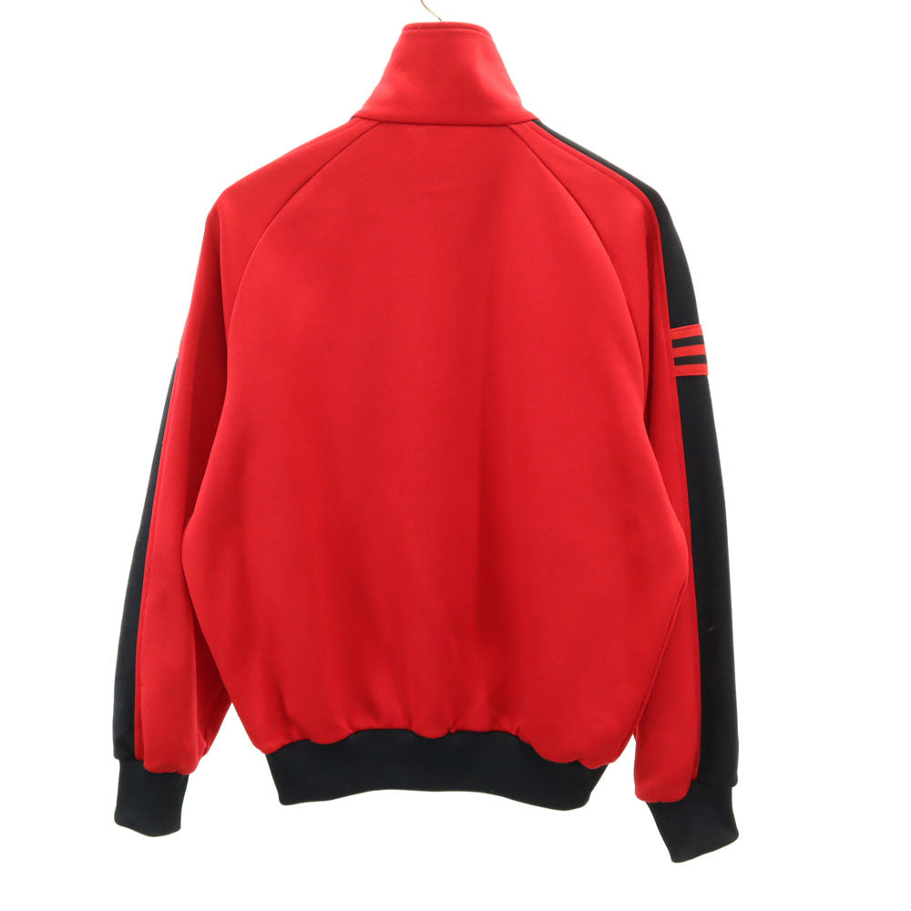 adidas アディダス 70s デサント製 ヴィンテージ 西ドイツタグ トレフォイルロゴ トラックジャケット M レッド ジャージ メンズ