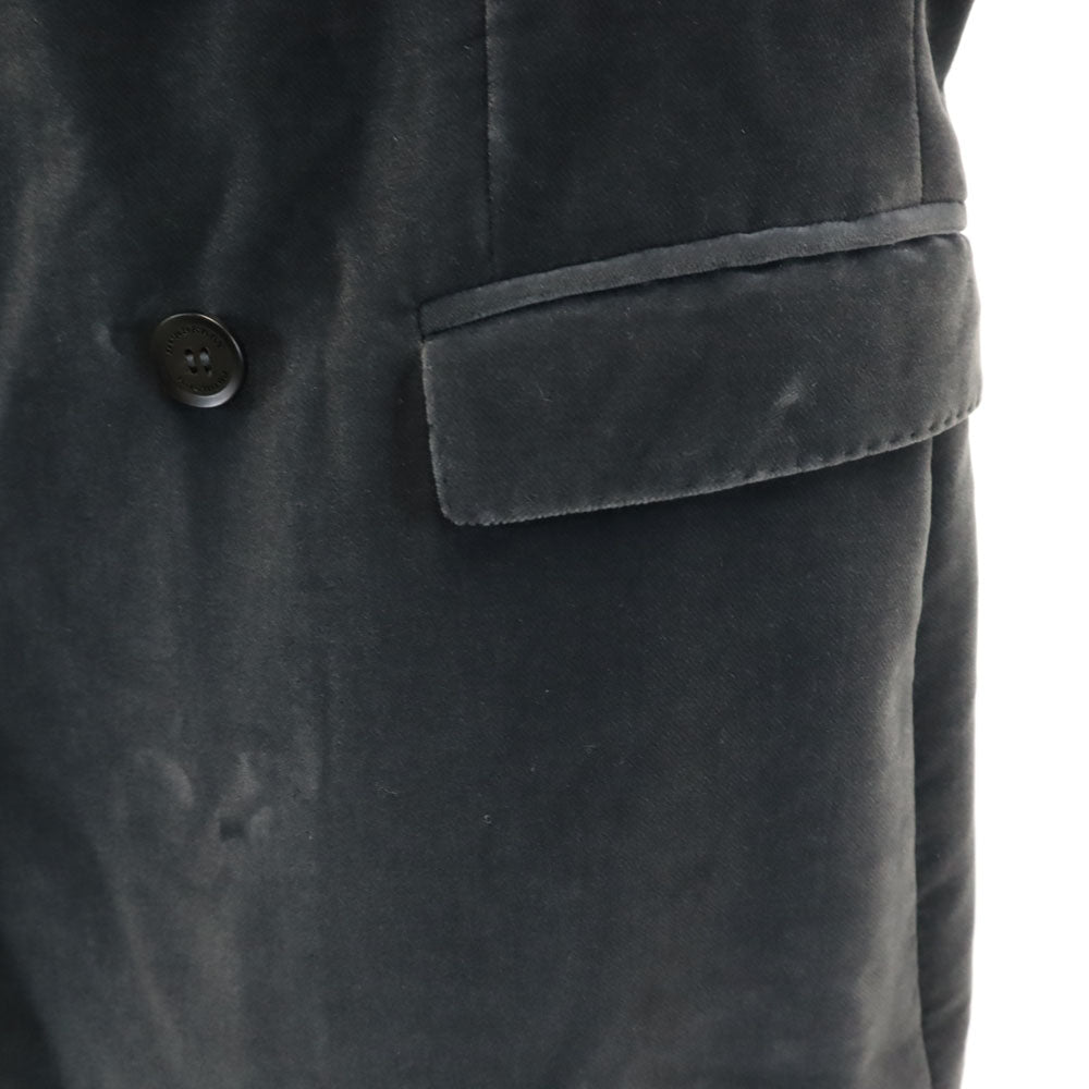 Burberry Prorsum バーバリープローサム イタリア製 ベロア ジャケット 44 チャコールグレー レディース