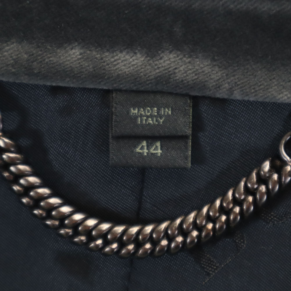 Burberry Prorsum バーバリープローサム イタリア製 ベロア ジャケット 44 チャコールグレー レディース