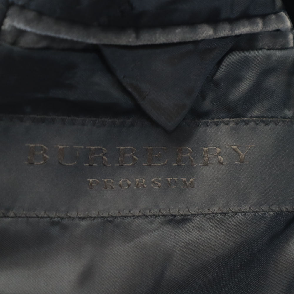Burberry Prorsum バーバリープローサム イタリア製 ベロア ジャケット 44 チャコールグレー レディース