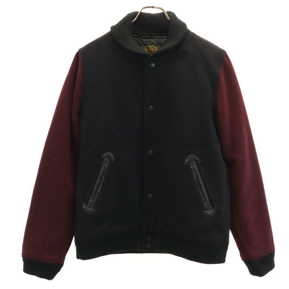 STOOGE&CO ストーギーアンドコー スタジャン L ブラック メンズ