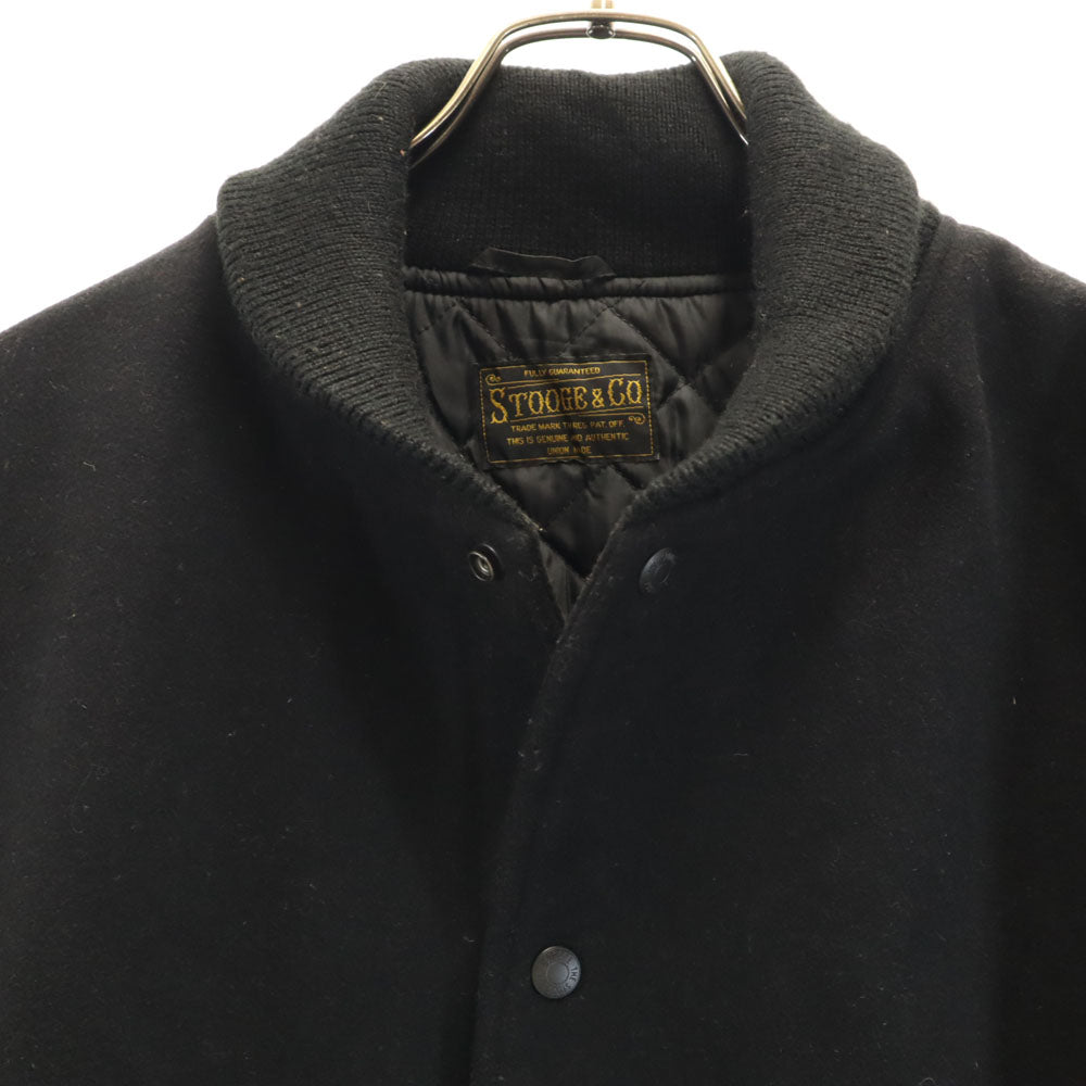 STOOGE&CO ストーギーアンドコー スタジャン L ブラック メンズ