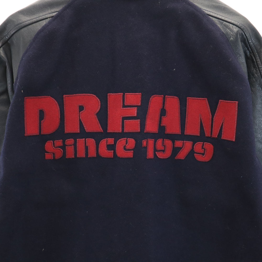 PRINT HOUSE スタジャン O ネイビー系 メンズ